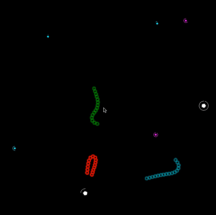 Multiplayer snakes demo